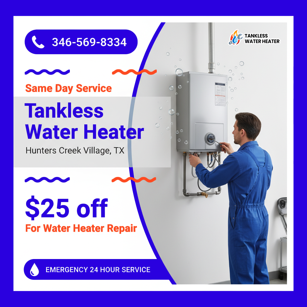 install heater hunters creek village TX